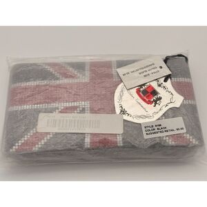 Urban Expressions Beaded Union Jack Clutch NIP